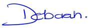 Deborah Signature